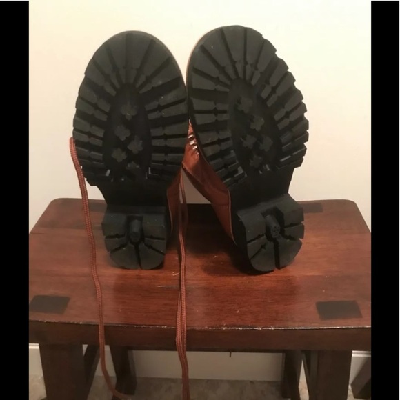 FP Jeffrey Campbell Lucca Lace Up brown boots 7, 9 - Picture 6 of 14